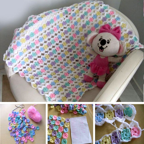 Beautiful Skills Crochet Knitting Quilting OneRound Granny Crochet