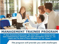 Lowongan Kerja Management Trainee Program Bank BNP Juni 2017