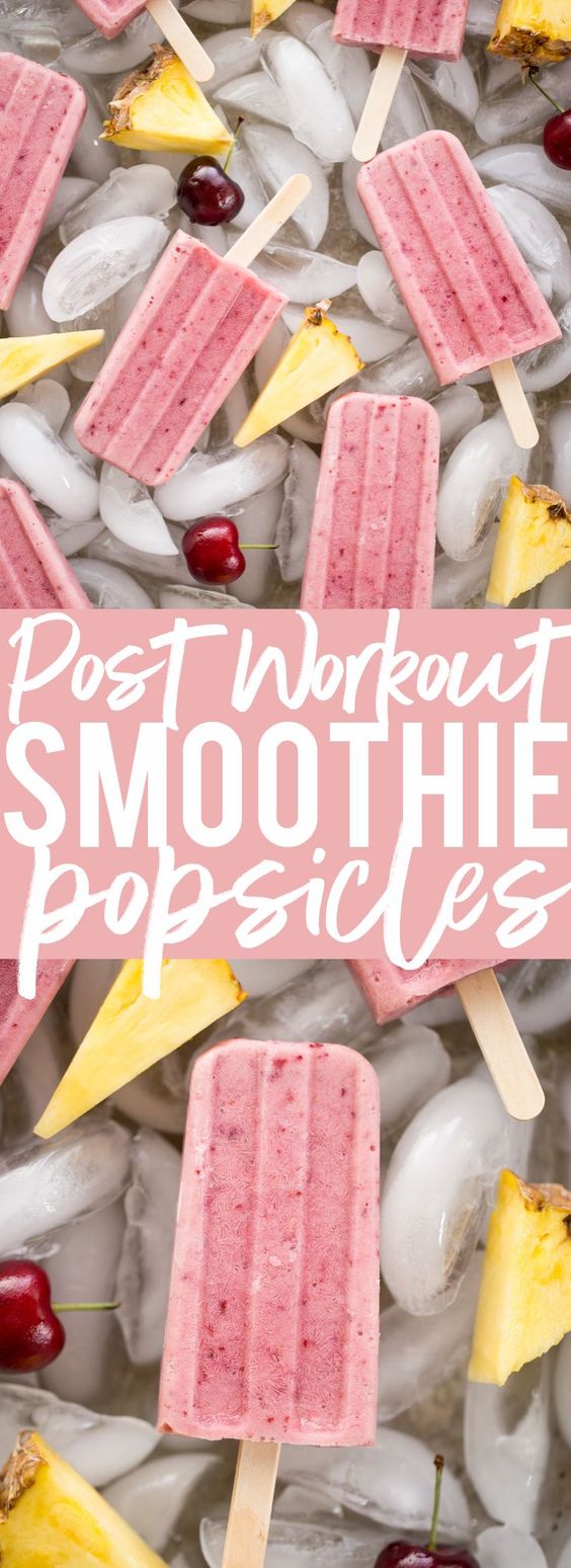 POST WORKOUT SMOOTHIE POPSICLES POST WORKOUT SMOOTHIE POPSICLES