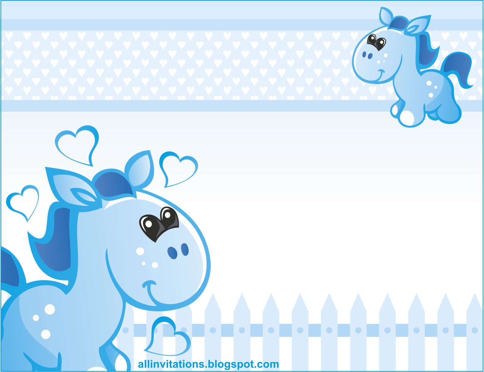 Baby Shower Caballitos All Invitations