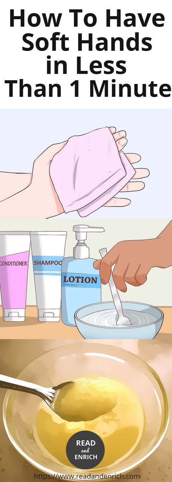 How To Have Soft Hands in Less Than 1 Minute HEALTH RECIPES