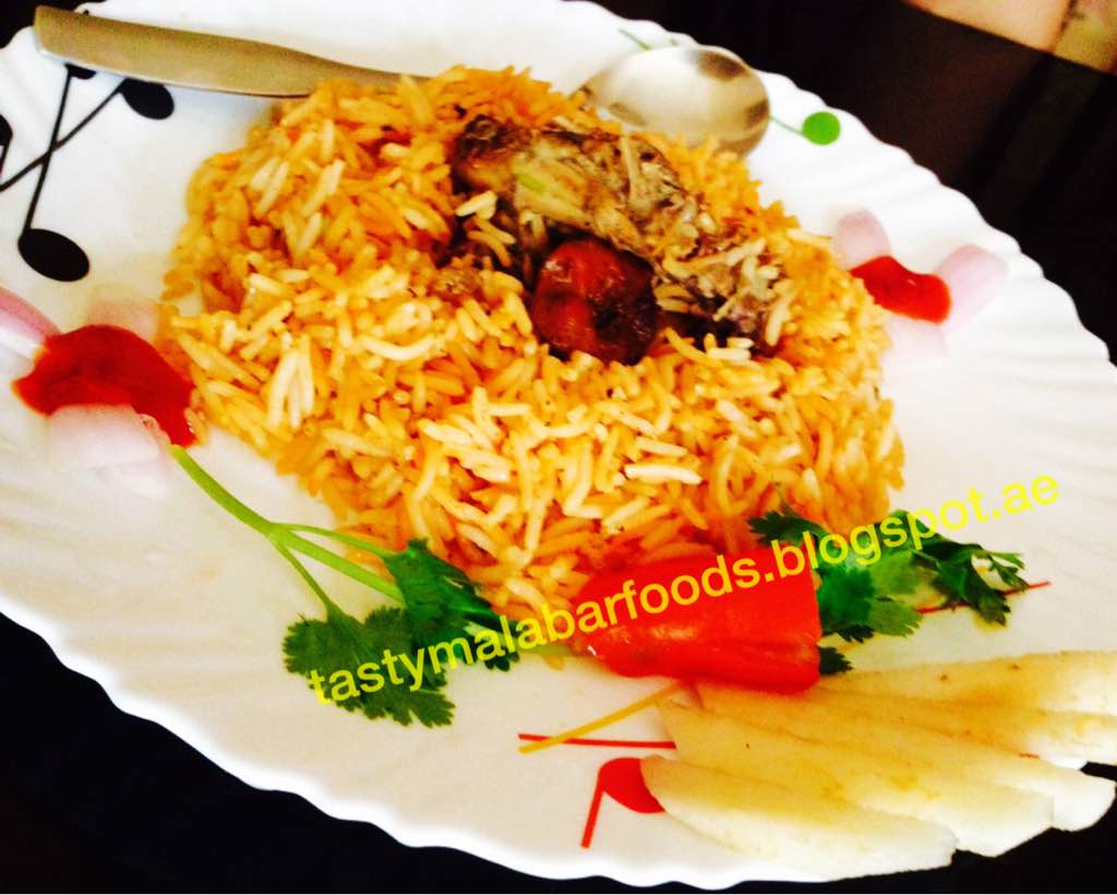 CHICKEN KABSA RECIPE ARAB RICE RECIPE / PRESSURE COOKER RECIPE
