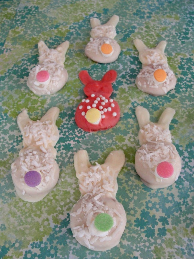 White Chocolate Bunny Cookies Crafts a la mode