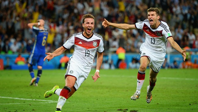 Germany player Mario Goetze goal in world cup final