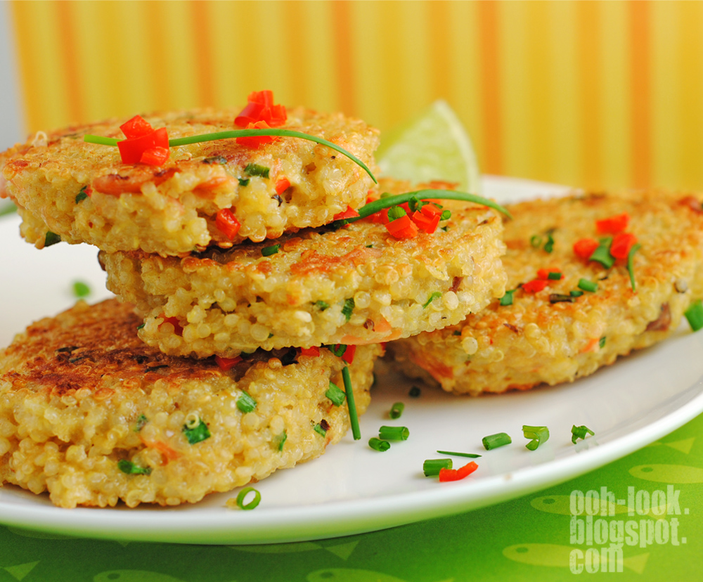 Ooh, Look... Smoked Salmon Quinoa patties not suitable for cats