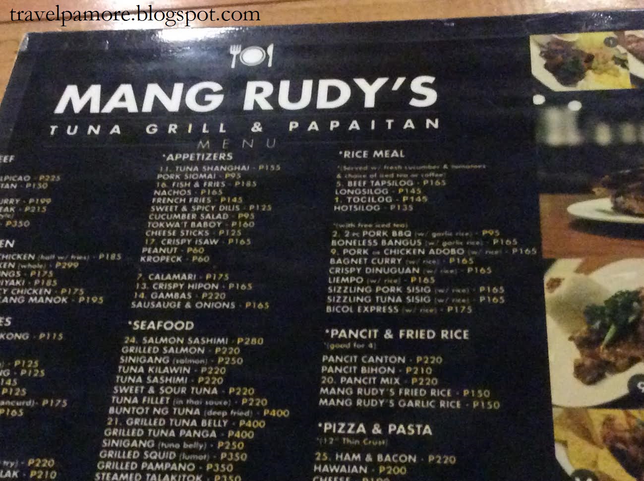 TRAVEL PA MORE!: Mang Rudy's Tuna Grill and Papaitan at Makati Avenue