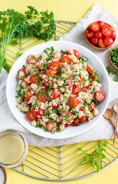 Tomato Quinoa Salad Recipe | Sahara's Cooking