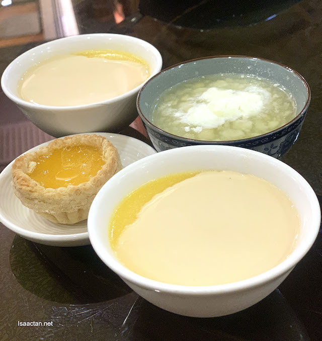 Egg tarts amidst dessert Egg tarts amidst dessert