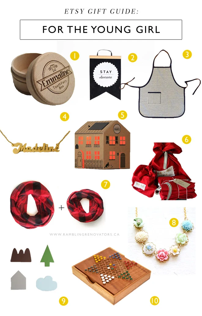 etsy gifts for girls, etsy gift guide