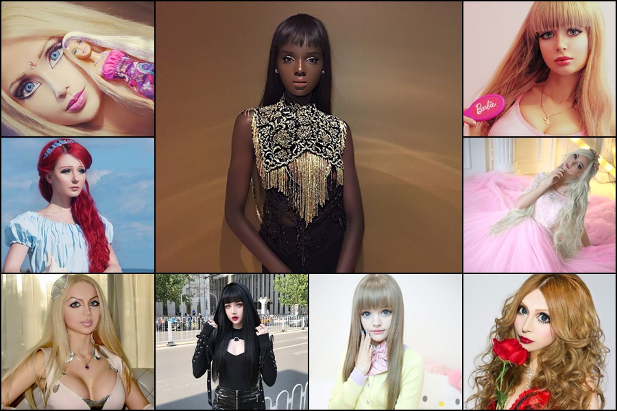 Real Life Barbie Duckie Thot And 9 Other Living Dolls