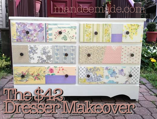 mandeeblogs: Dresser Makeover: Recreating a $799 dresser for $42