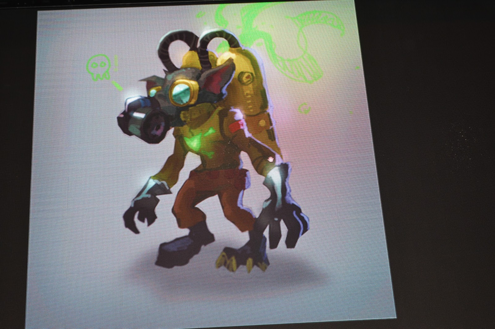 Surrender at 20: [ PAX East 2014 ] Live Art Demo of Exterminator Twitch  Concept Splash