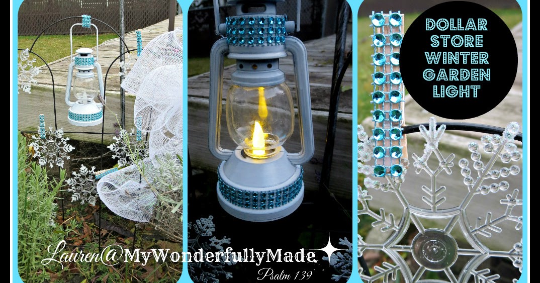 "Wonderfully Made" Dollar Store Garden Decor