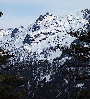 Icy mountain peaks in Kachin State Myanmar Icy mountain peaks in Kachin State Myanmar