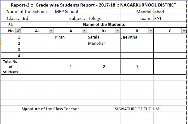 New CCE Grading Reports Software V1.2 for Primary School included ...