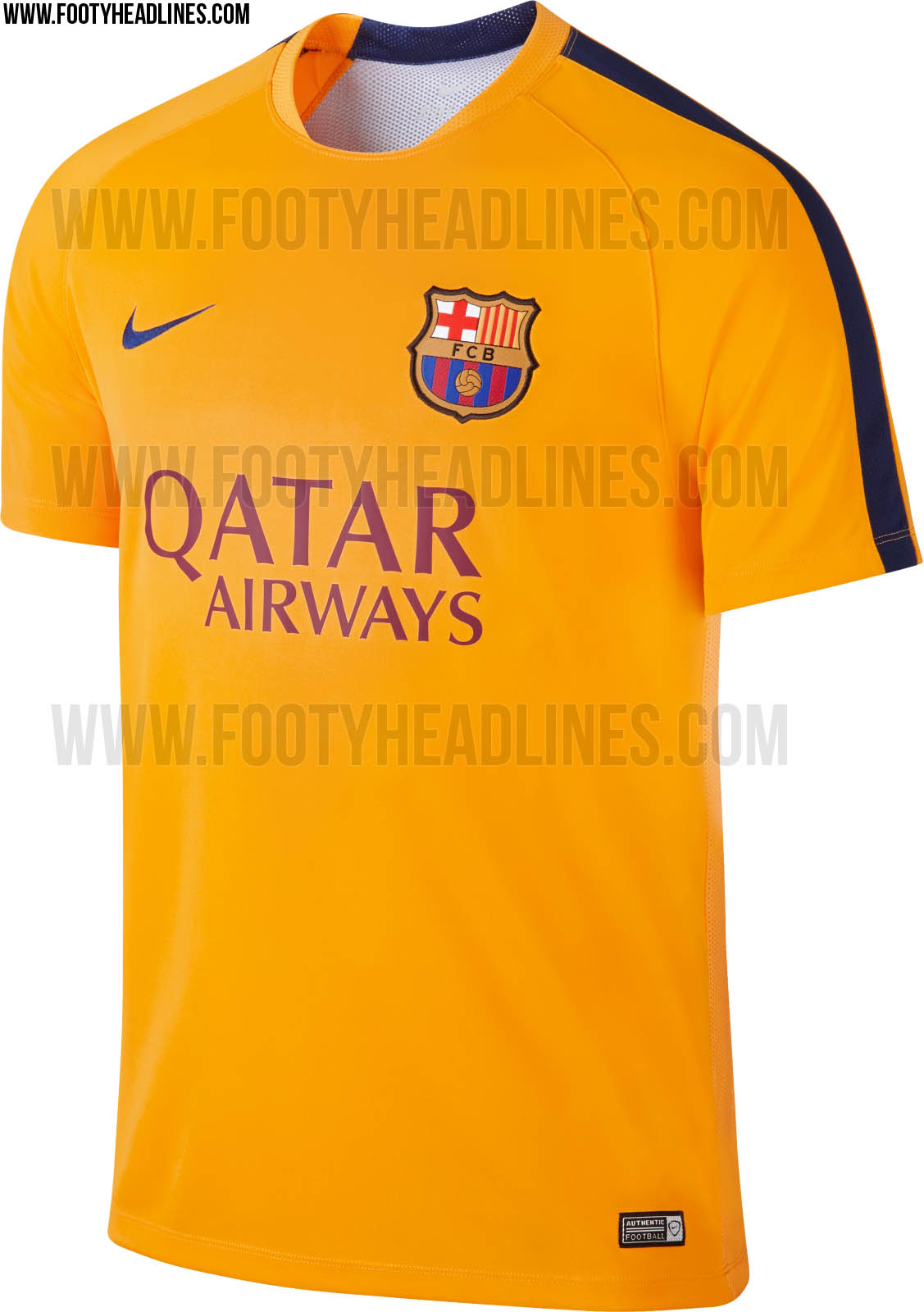 FC Barcelona 15-16 Pre-Match Training Shirts Revealed Footy Headlines