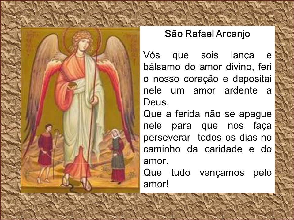 Magnificat Oração ao Arcanjo Rafael Magnificat Oração ao Arcanjo Rafael