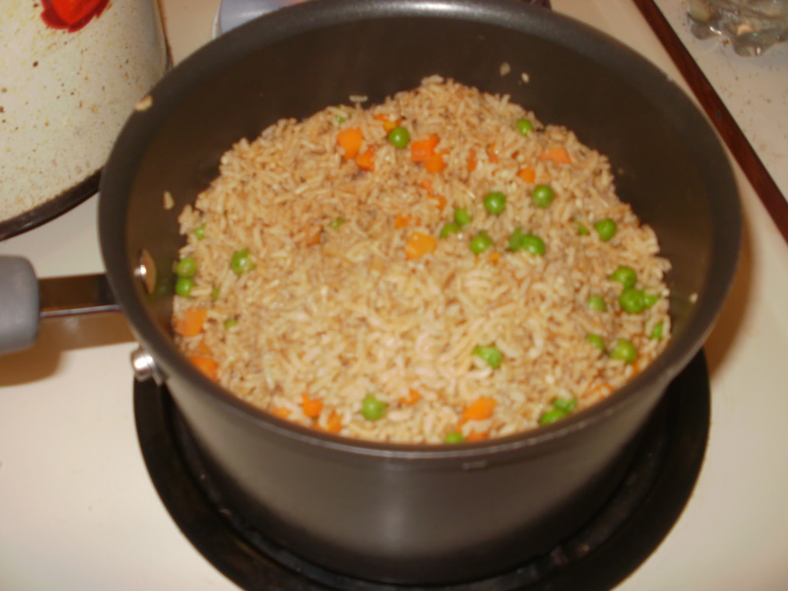 Marcy's Tastefully Simple Recipes Simple Side Rice with Peas & Carrots