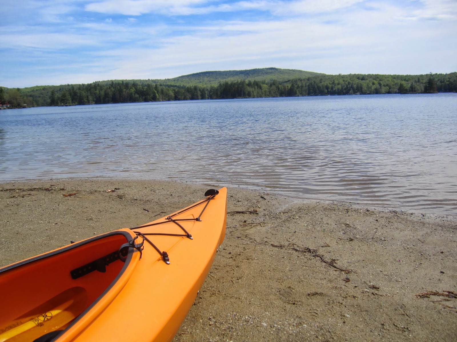 New Hampshire...Love it or Leaf it First Time Kayaking Island Pond