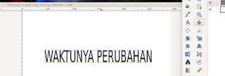 Teks di ketik di GIMP Teks di ketik di GIMP
