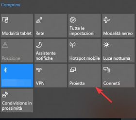 Proietta Proietta su Windows 10