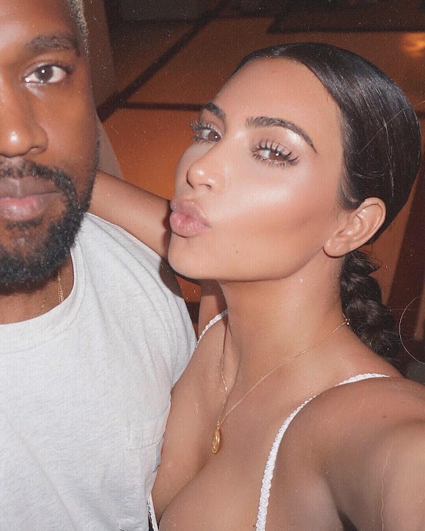 Selfie de vacaciones de Kim Kardashian y Kanye West 
