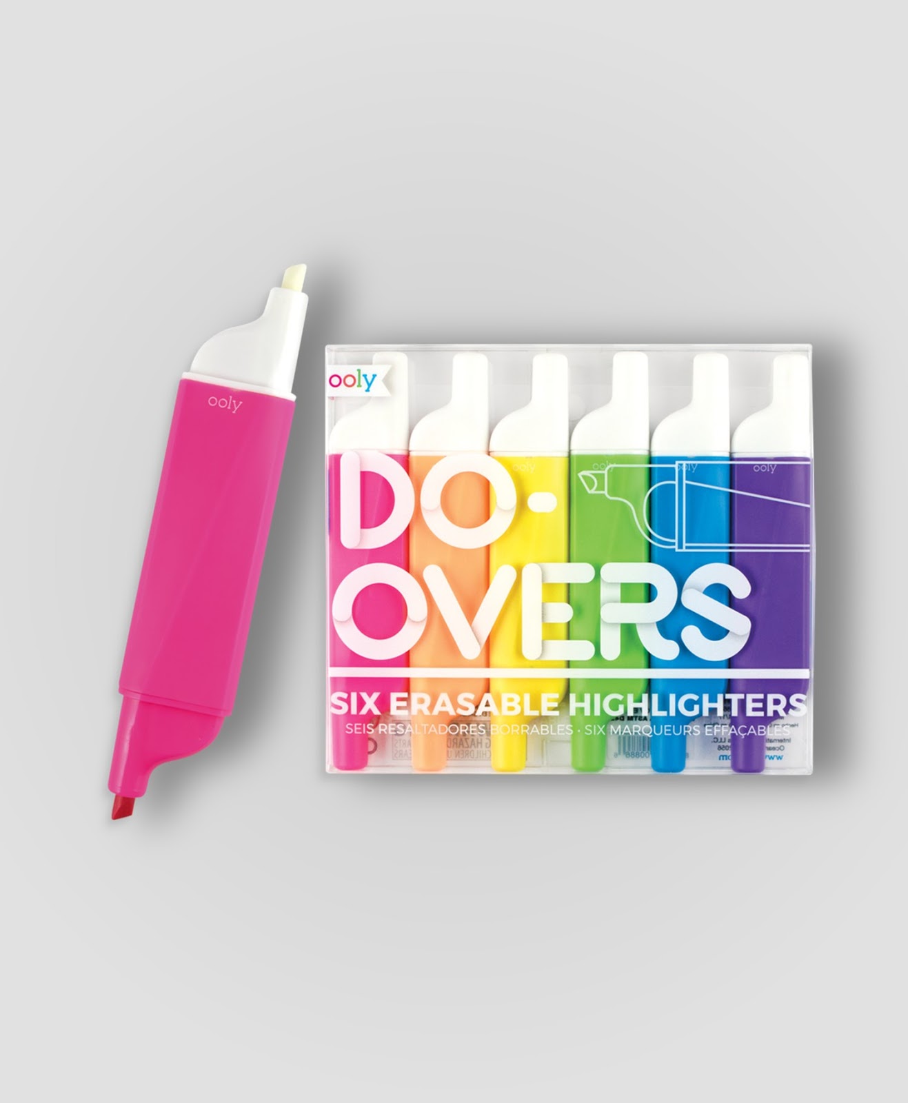 Do Overs Erasable Highlighters (Set of 6)