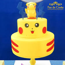 bolo festa picachu pokemon bolo festa picachu pokemon