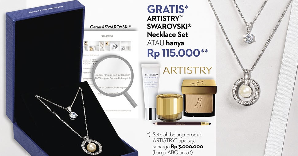 Artistry Swarovski Necklace 2025 www.alhudapk