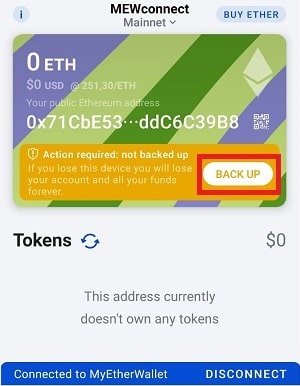 My Ether Wallet MEWconnect GENESIS VISION (GVT) My Ether Wallet MEWconnect GENESIS VISION (GVT)