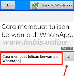 Cara Membuat Tulisan Warna Dan Unik Di Whatsapp