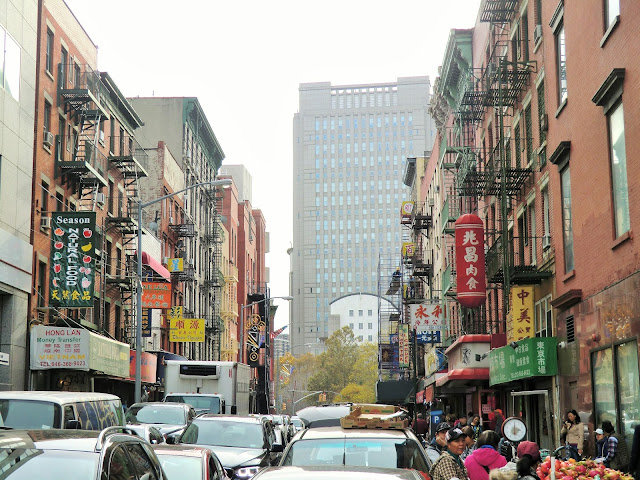 street of Chinatown manhattan new-york