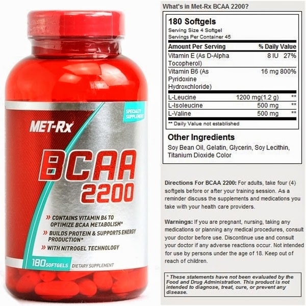METRx BCAA 2200 Suplemen Fitnes Riau
