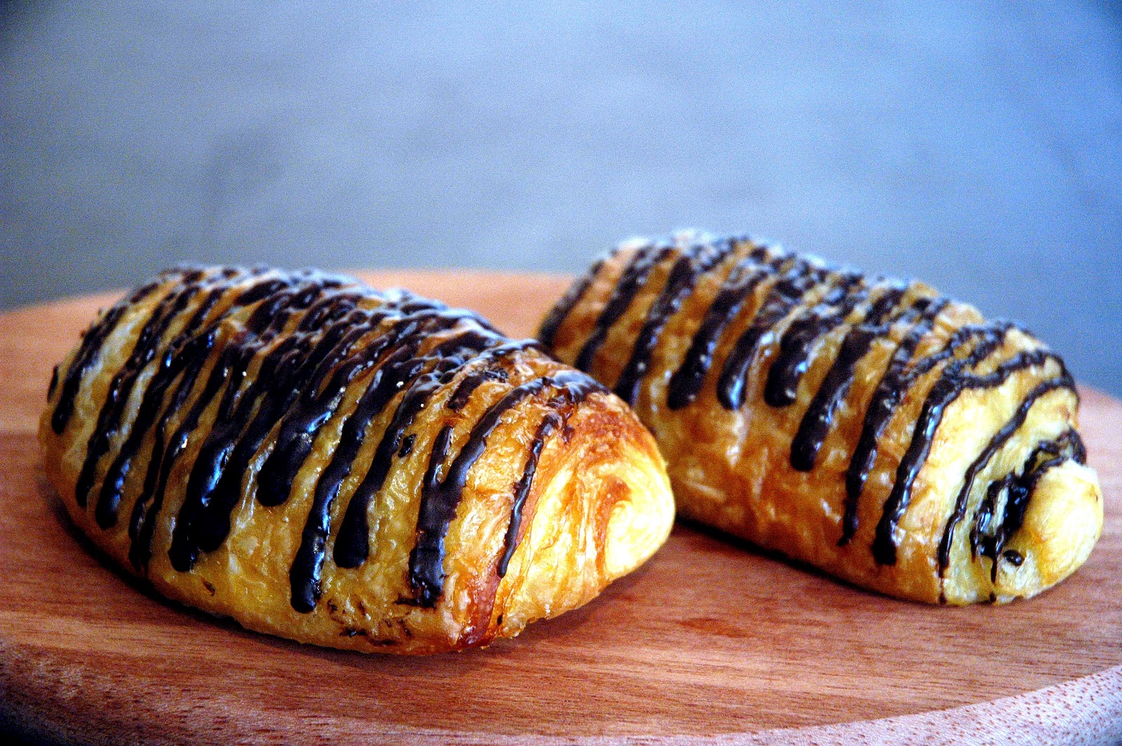 DUDE FOR FOOD Chocolate Croissants