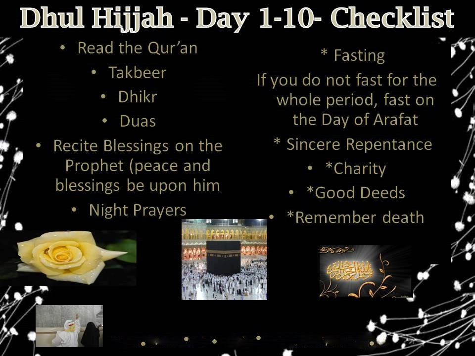 Don't Miss The Ten Blessed Days of Dhul Hajjah