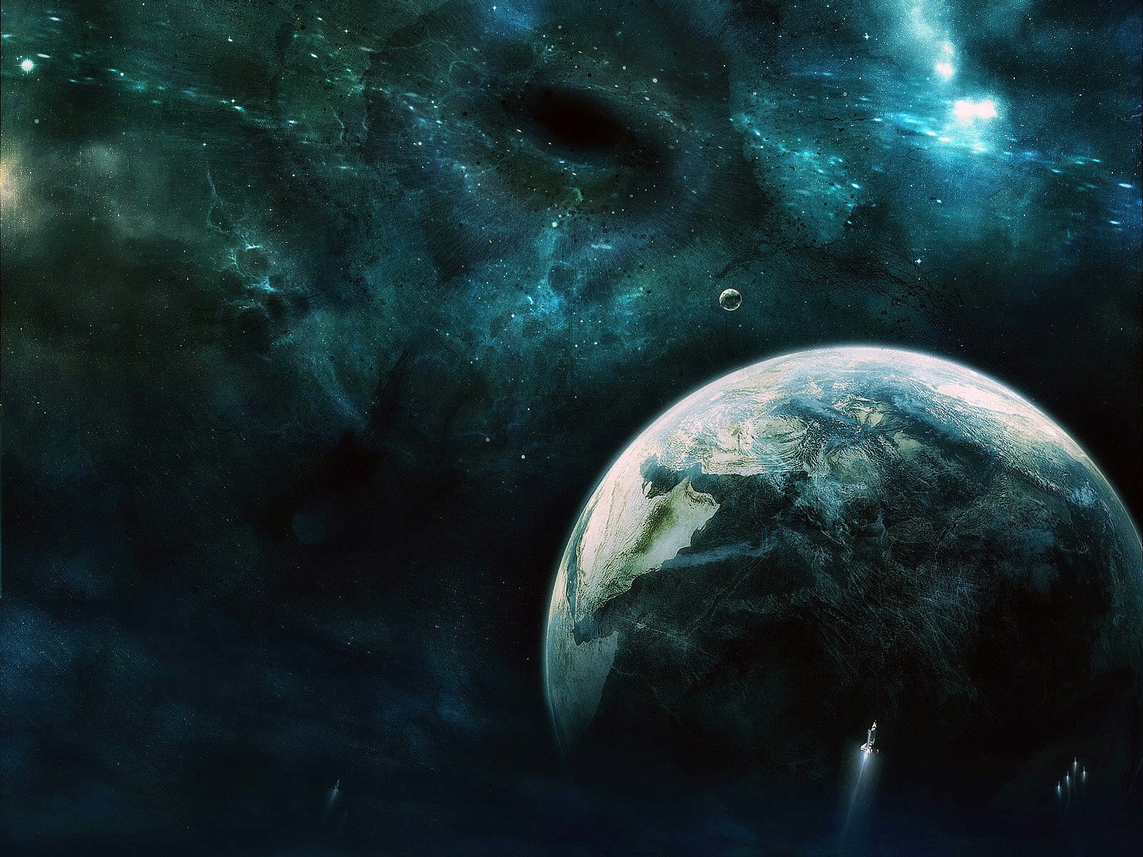 Top 20 HD earth outer space science fiction wallpapers for Mac Desktop