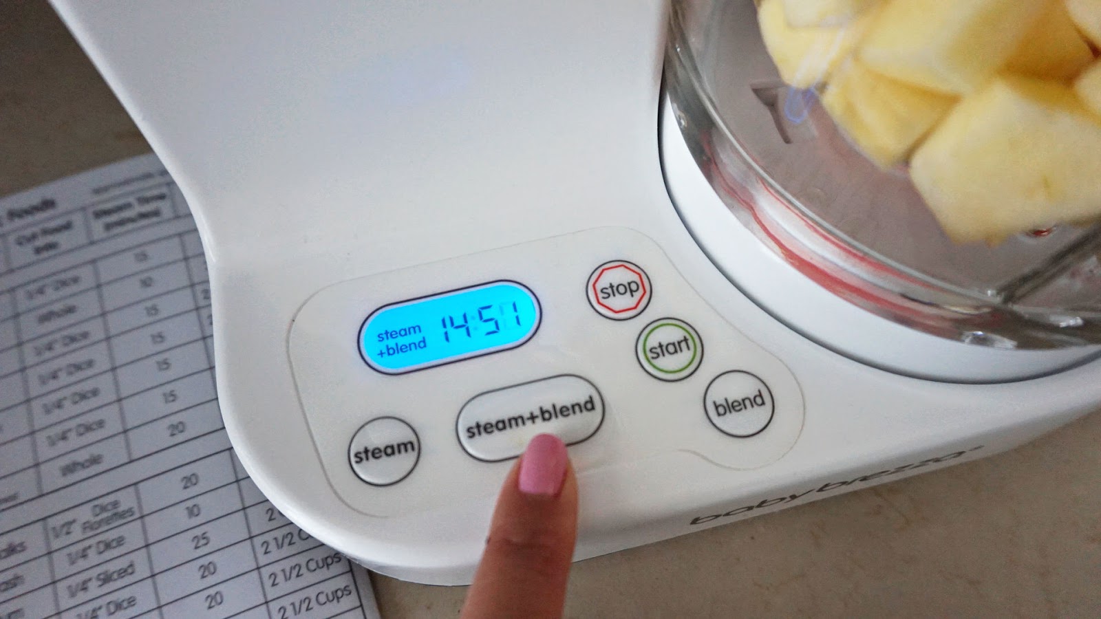 glass baby brezza food maker