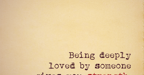 Marlis Winter: Being deeply loved by someone gives you strength, while ...