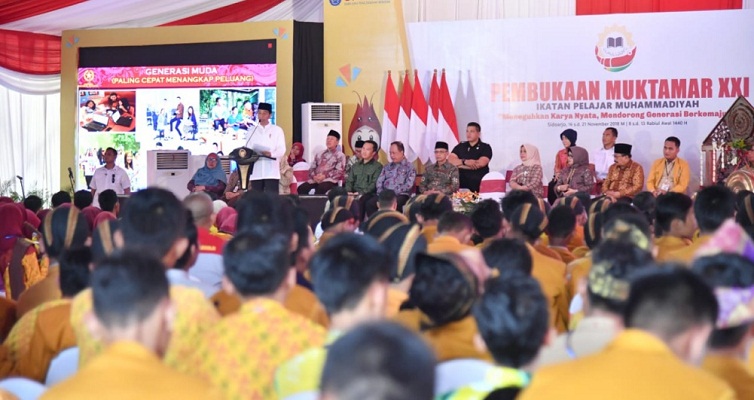 Pembukaan Muktamar IPM dihdari oleh Presiden Jokowi