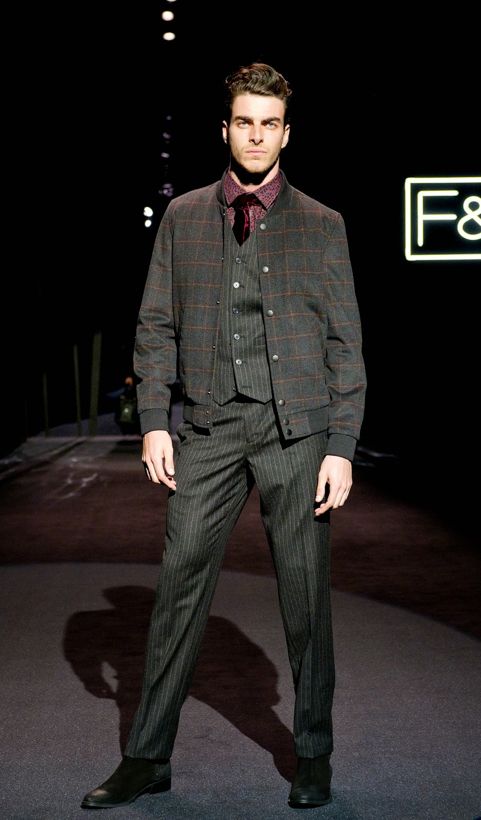 men's styling F&F Clothing for Men Autumn/Winter 2014 Fashion Show