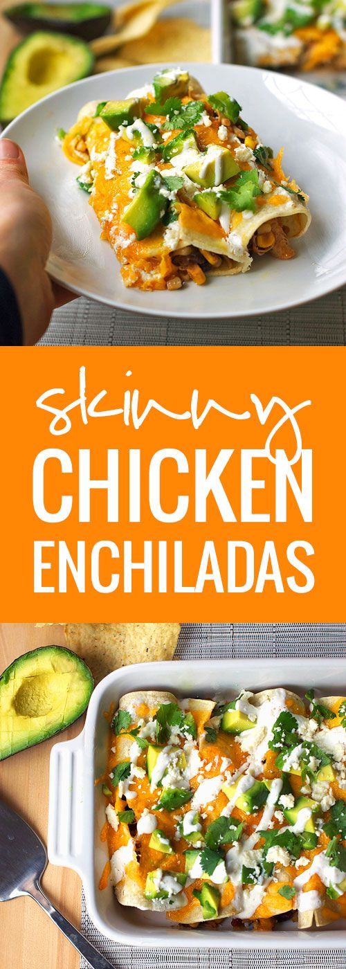 Super Easy Skinny Chicken Enchiladas Anisa Favourite Foods