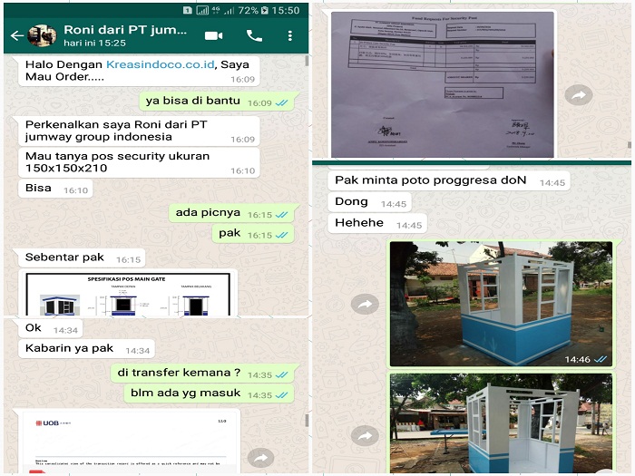 Pos Parkir Besi Pesanan PT Jumway Group Indonesia Serang Banten Pos Parkir Besi Pesanan PT Jumway Group Indonesia Serang Banten