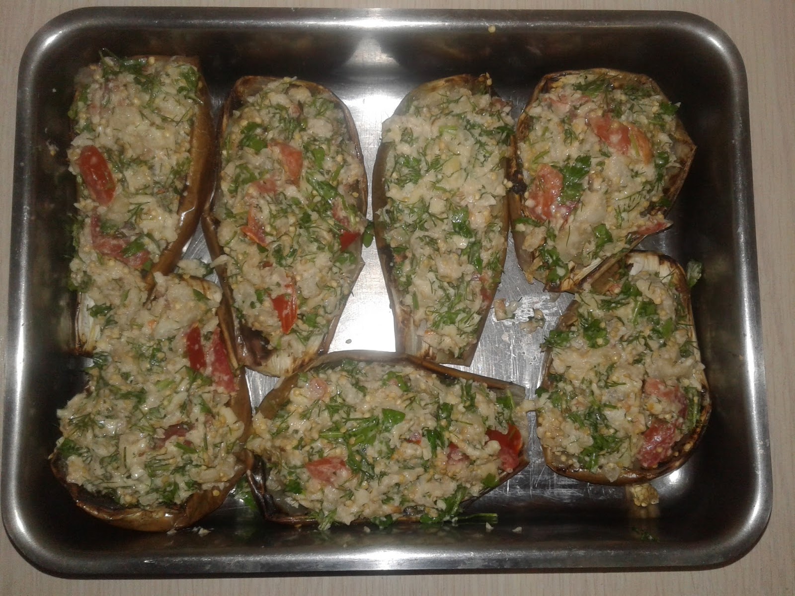 Постные (вегетарианские) баклажанчики