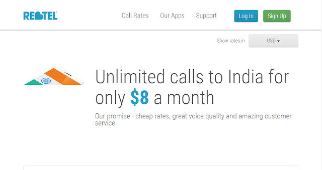 Unlimited cheap calls to Indian mobiles and landlines, $8 per month, from anywhere, from any phone