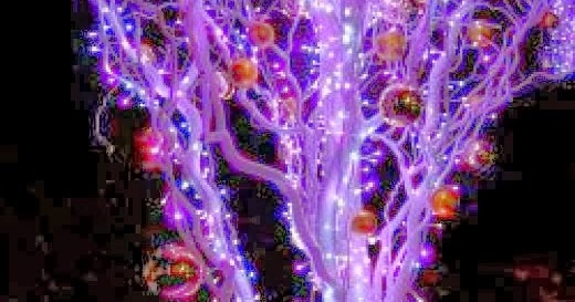 Purple Christmas Lights | Fantastic Materials