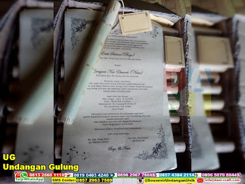 jual Undangan Gulung