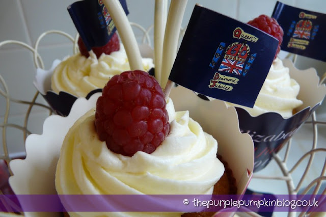 Lemon & Raspberry Cupcakes - Diamond Jubilee