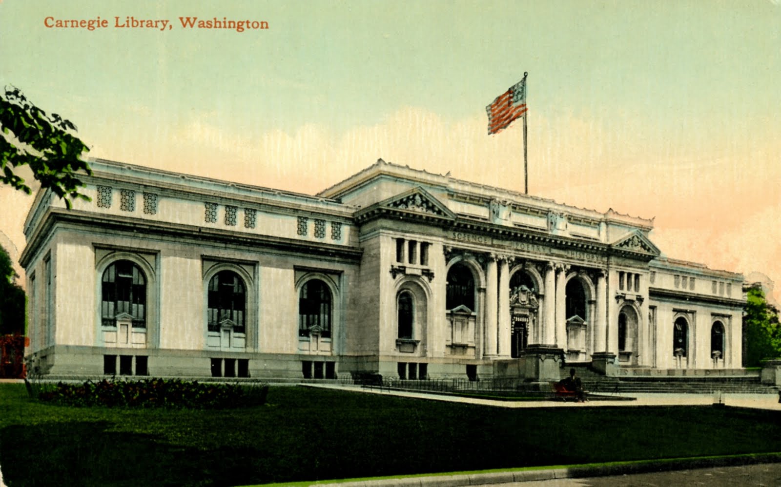 Library Postcards Carnegie Library, Washington, DC
