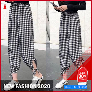 MRTT052C245 CELANA panjang wanita SKIN TARTAN Keren BMGShop