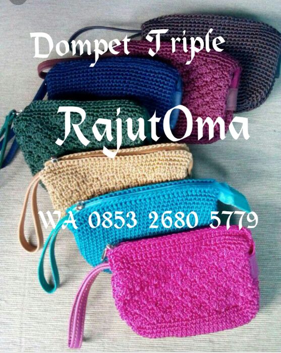 Dompet Dan Tas Slempang Gendong Rajut Renda Silahkan Hubungi Wa 0853 2680 5779 Agustus 2014